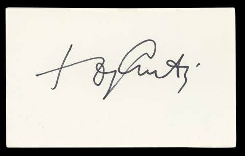 Tony Curtis Some Like It Hot Authentic Signed 3x5 Index Card BAS #BL98540