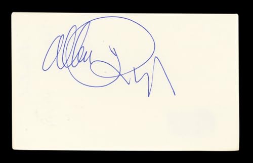 Allan Rich Serpico Authentic Signed 3x5 Index Card Autographed BAS #AD70266