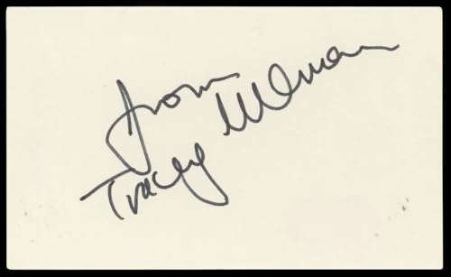 Tracey Ullman The Tracey Ullman Show Signed 3x5 Index Card BAS #BN89427