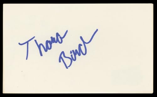 Thora Birch Hocus Pocus Authentic Signed 3x5 Index Card BAS #BM56933