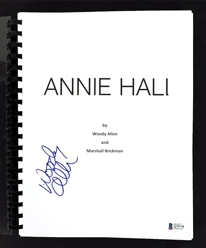 Woody Allen Annie Hall Authentic Signed Movie Script Autographed BAS #Q79738