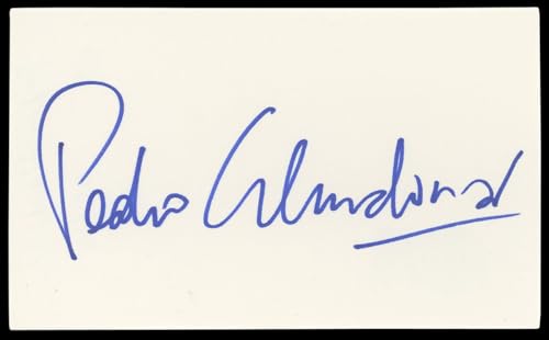 Pedro Almodóvar Strange Way of Life Signed 3x5 Index Card BAS #AD70387