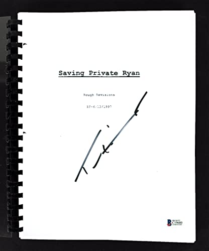 Tom Hanks Saving Private Ryan Authentic Signed Replica Movie Script BAS #C19680
