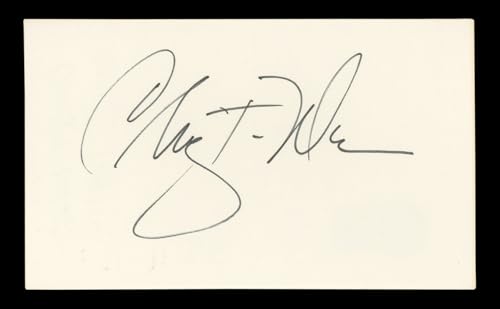 Craig T. Nelson Coach Authentic Signed 3x5 Index Card Autographed BAS #BL96462