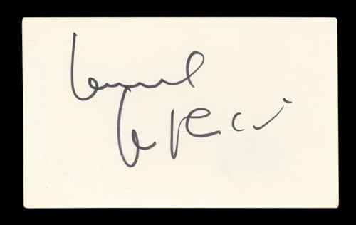 Bernardo Bertolucci The Last Emperor Signed 3x5 Index Card BAS #AD70325