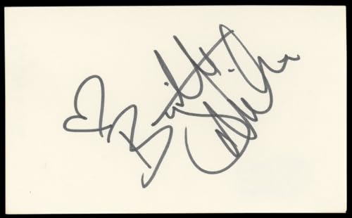 Brigitte Nielsen Red Sonja Authentic Signed 3x5 Index Card BAS #BM58666