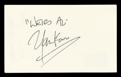 Weird Al Yankovic Musician Authentic Signed 3x5 Index Card BAS #BL98774