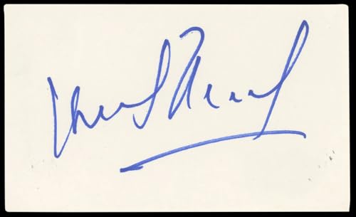 Ismail Merchant Howards End Authentic Signed 3x5 Index Card BAS #BN89126
