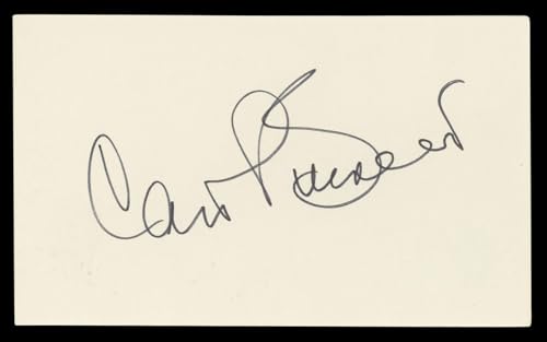 Carol Burnett Authentic Signed 3x5 Index Card Autographed BAS #BL98492