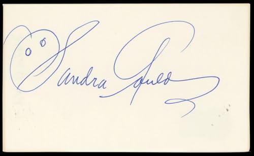 Sandra Gould Bewitched Authentic Signed 3x5 Index Card Autographed BAS #BN89192