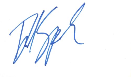 David Spade Joe Dirt Authentic Signed 3x5 Index Card Autographed BAS #BL96310