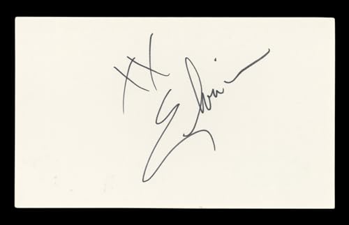 Cassandra Peterson Elvira Authentic Signed 3x5 Index Card BAS #BL96697