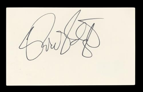 Brian Setzer Stray Cats Authentic Signed 3x5 Index Card Autographed BAS #BL96602
