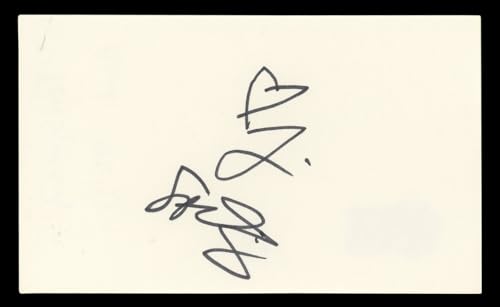 Tori Spelling Beverly Hills, 90210 Authentic Signed 3x5 Index Card BAS #BL98454