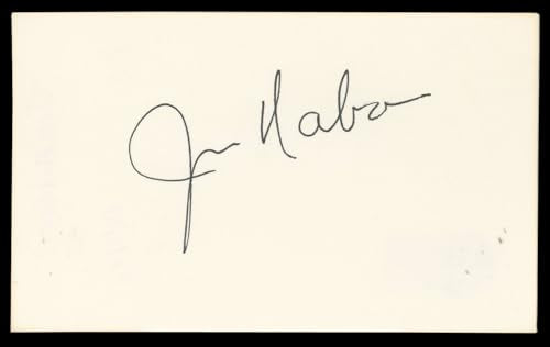 Jim Nabors The Andy Griffith Show Authentic Signed 3x5 Index Card BAS #BN06500