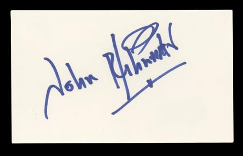 John Schneider The Dukes Of Hazzard Authentic Signed 3x5 Index Card BAS #BL96759