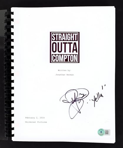 Neil Brown Jr. Straight Outta Compton "Yella" Signed Movie Script BAS #BK02202