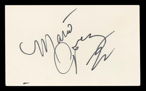 Mario Lopez Saved By The Bell Authentic Signed 3x5 Index Card BAS #BL96402