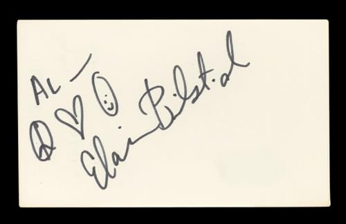 Elaine Bilstad The Vampire "Al-" Signed 3x5 Index Card Autographed BAS #AD70330