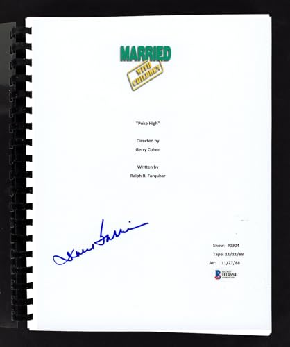 David Garrison Signed Married With Children "Poke High" Tv Script BAS #H14654