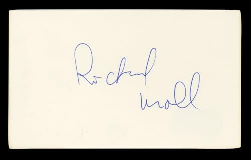Richard Moll Night Court Authentic Signed 3x5 Index Card BAS #BL96554