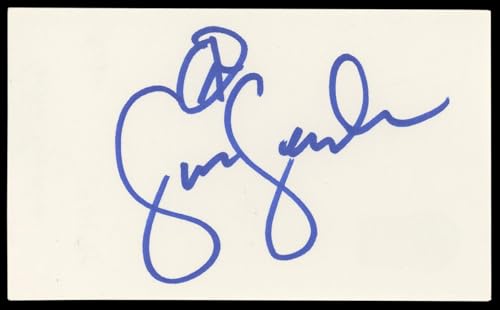 Gina Gershon Bound Authentic Signed 3x5 Index Card Autographed BAS #BM56944