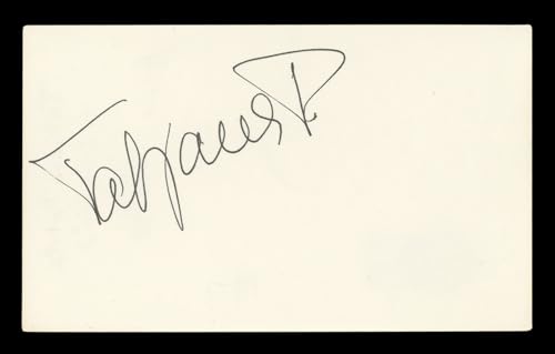 Tatjana Patitz Model Authentic Signed 3x5 Index Card Autographed BAS #BL96513
