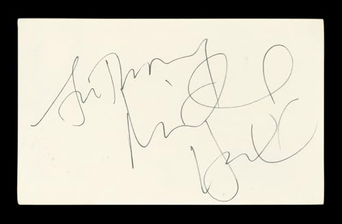 Anthony Michael Hall The Breakfast Club Signed 3x5 Index Card BAS #BL96676
