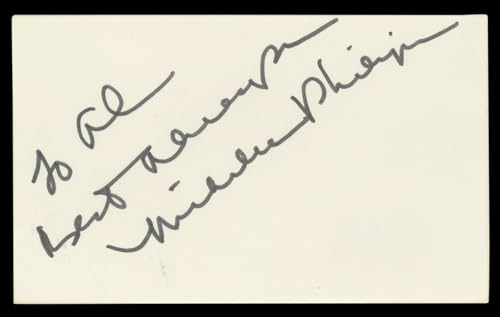 Michelle Phillips Knots Landing "To Al" Signed 3x5 Index Card BAS #BL96506