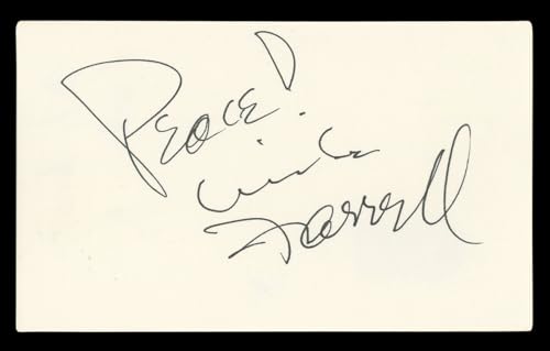 Mike Farrell M*A*S*H "Peace!" Authentic Signed 3x5 Index Card BAS #BL96774