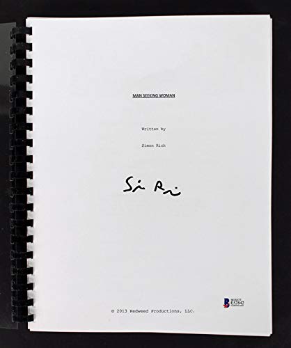 Simon Rich Authentic Signed Man Seeking Woman TV Pilot Script BAS #E52842