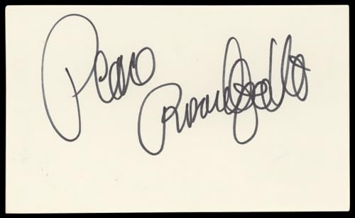 Rosanna Arquette "Peace" Authentic Signed 3x5 Index Card BAS #BL98627