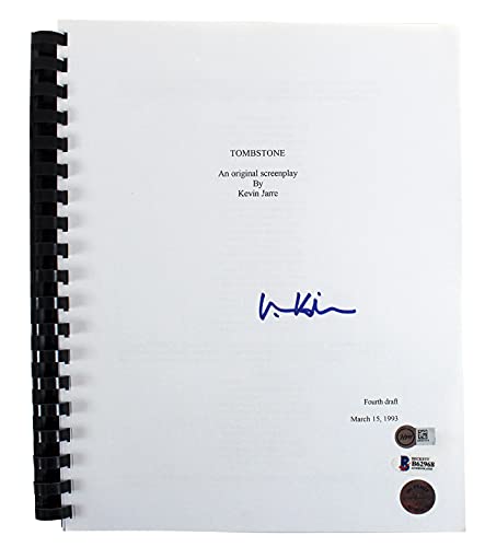 Val Kilmer Tombstone Authentic Signed Replica Movie Script BAS #B62968