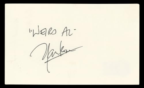 Weird Al Yankovic Musician Authentic Signed 3x5 Index Card BAS #BL98461