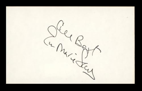 Eva Marie Saint North by Northwest Authentic Signed 3x5 Index Card BAS #BP00907