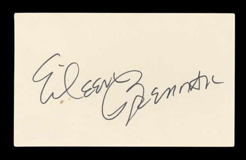 Eileen Brennan Private Benjamin Signed 3x5 Index Card Autographed BAS #BM57026