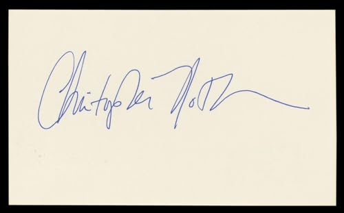 Chris Noth Sex & The City Authentic Signed 3x5 Index Card BAS #BL98865