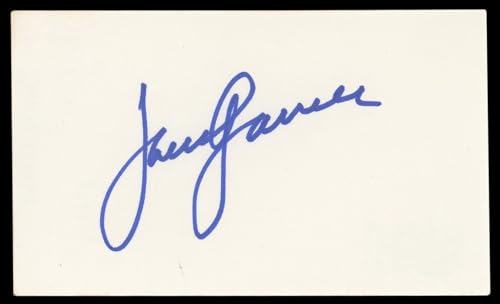 James Garner Maverick Authentic Signed 3x5 Index Card Autographed BAS #BM57051