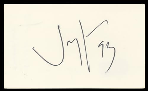 Joey Lawrence Melissa & Joey Authentic Signed 3x5 Index Card BAS #BL96799