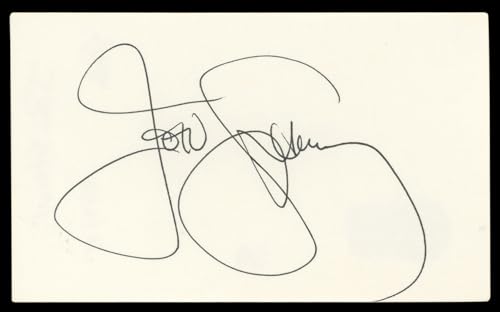 John Stamos Full House Authentic Signed 3x5 Index Card Autographed BAS #BL98524