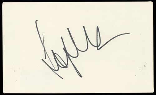 Sophia Loren Two Women Authentic Signed 3x5 Index Card Autographed BAS #BN89111