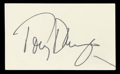 Tony Danza Who's the Boss? Authentic Signed 3x5 Index Card BAS #BL98451