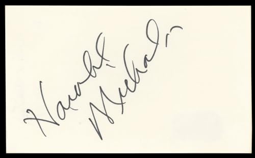 Harold Nicholas Down Argentine Way Authentic Signed 3x5 Index Card BAS #BL98890