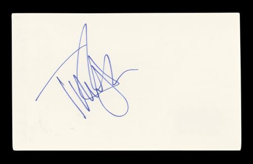 Tracey Ross Passions Authentic Signed 3x5 Index Card Autographed BAS #AD70243