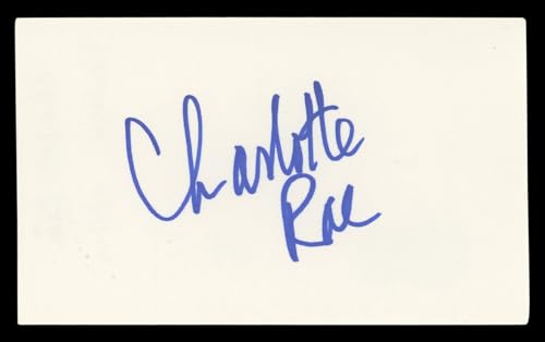 Charlotte Rae The Facts of Life Authentic Signed 3x5 Index Card BAS #BL96728