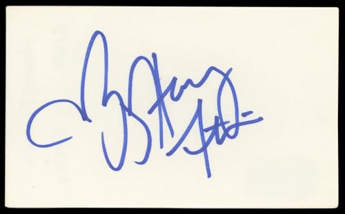 Harvey Fierstein Mrs. Doubtfire Authentic Signed 3x5 Index Card BAS #BM56935