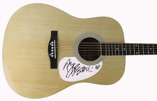 Post Malone "I Love You!" Authentic Signed Natural Acoustic Guitar BAS #BK88845