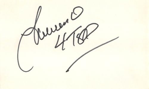 Lawrence Payton Four Tops Authentic Signed 3x5 Index Card BAS #BL96216