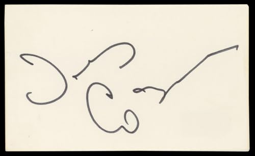 James Coburn The Great Escape Authentic Signed 3x5 Index Card BAS #BM56983