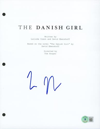 Tom Hooper Authentic Signed 8.5x11 The Danish Girl Script Cover BAS #BF24179